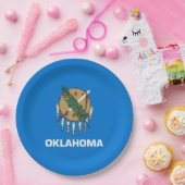 Staatsvlag van Oklahoma Papieren Bordje (Feest)