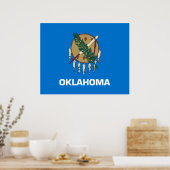 Staatsvlag van Oklahoma Poster (Keuken)