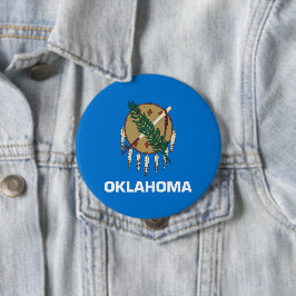 Staatsvlag van Oklahoma Ronde Button 4,0 Cm