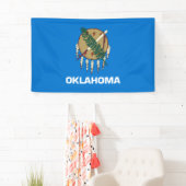 Staatsvlag van Oklahoma Spandoek (Insitu)