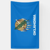 Staatsvlag van Oklahoma Spandoek (Verticaal)