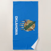 Staatsvlag van Oklahoma Strandlaken (Voorkant)