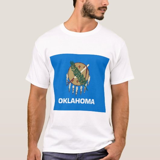 Staatsvlag van Oklahoma T-shirt (Voorkant)
