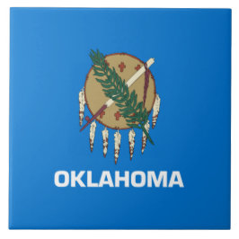Staatsvlag van Oklahoma Tegeltje