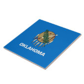 Staatsvlag van Oklahoma Tegeltje (Zijkant)