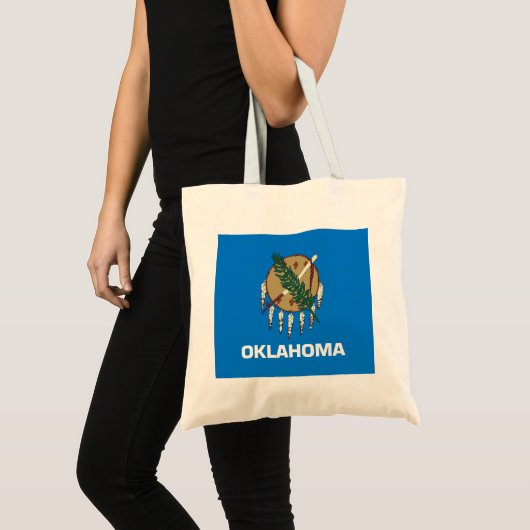 Staatsvlag van Oklahoma Tote Bag (Voorkant (product))