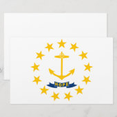 Staatsvlag van Rhode Island Briefpapier (Voorkant / Achterkant)
