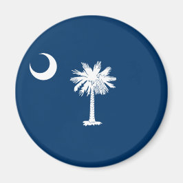 Staatsvlag van South Carolina Magneet