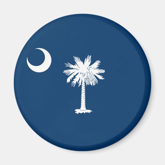 Staatsvlag van South Carolina Magneet (Voorkant)