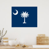 Staatsvlag van South Carolina Poster (Keuken)