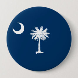 Staatsvlag van South Carolina Ronde Button 4,0 Cm