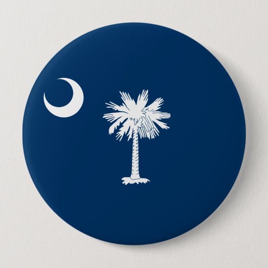 Staatsvlag van South Carolina Ronde Button 4,0 Cm (Voorkant)