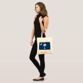 Staatsvlag van South Carolina Tote Bag (Voorkant (model))
