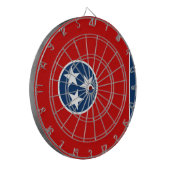 Staatsvlag van Tennessee Dartbord (Voorkant Links)