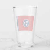 Staatsvlag van Tennessee Glas (Achterkant)