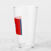 Staatsvlag van Tennessee Glas (Links)
