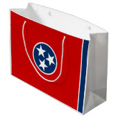 Staatsvlag van Tennessee Groot Cadeauzakje (Achterkant Gekanteld)