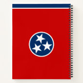Staatsvlag van Tennessee Notitieboek (Achterkant)