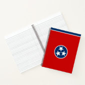 Staatsvlag van Tennessee Notitieboek (Binnen)
