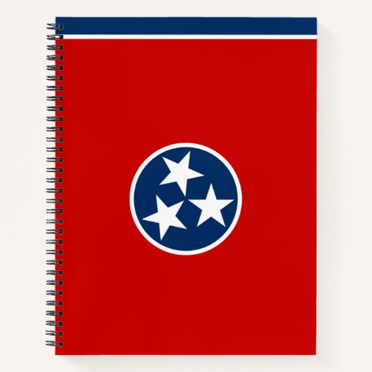 Staatsvlag van Tennessee Notitieboek (Voorkant)