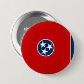 Staatsvlag van Tennessee Ronde Button 7,6 Cm (Voorkant /achterkant)