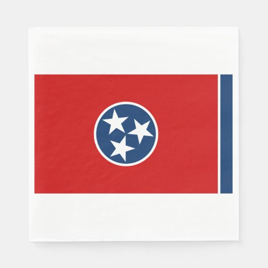 Staatsvlag van Tennessee Servet (Voorkant)