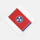 Staatsvlag van Tennessee Servet (Hoek)