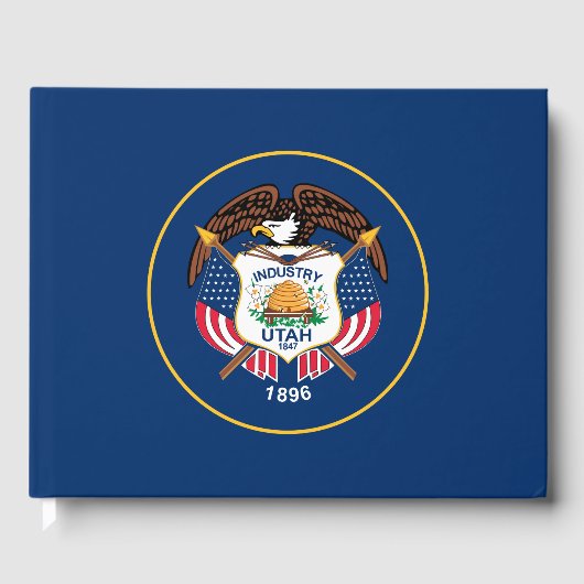 Staatsvlag van Utah Gastenboek (Voorkant)