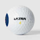 Staatsvlag van Utah Golfballen (Logo)