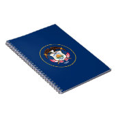 Staatsvlag van Utah Notitieboek (Rechterzijde)