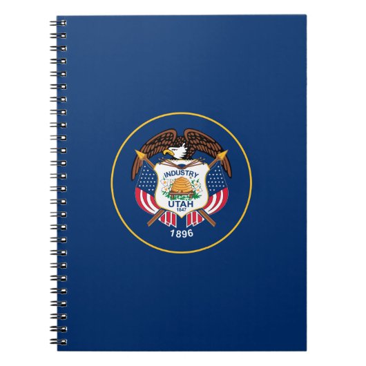 Staatsvlag van Utah Notitieboek (Voorkant)