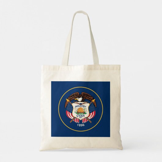 Staatsvlag van Utah Tote Bag (Achterkant)