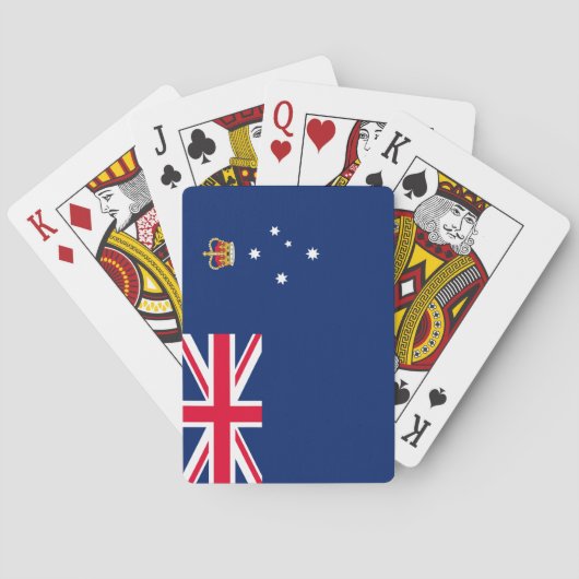 Staatsvlag van Victoria (Australië) Pokerkaarten (Achterkant)