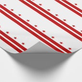 Staatsvlag van Washington DC Cadeaupapier (Hoek)