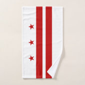 Staatsvlag van Washington DC Handdoek (Handdoek)