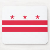Staatsvlag van Washington DC Muismat (Voorkant)