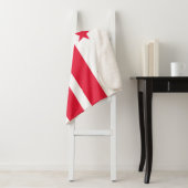 Staatsvlag van Washington DC Sherpa Deken (In situ)