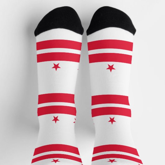 Staatsvlag van Washington DC Sokken (Top)