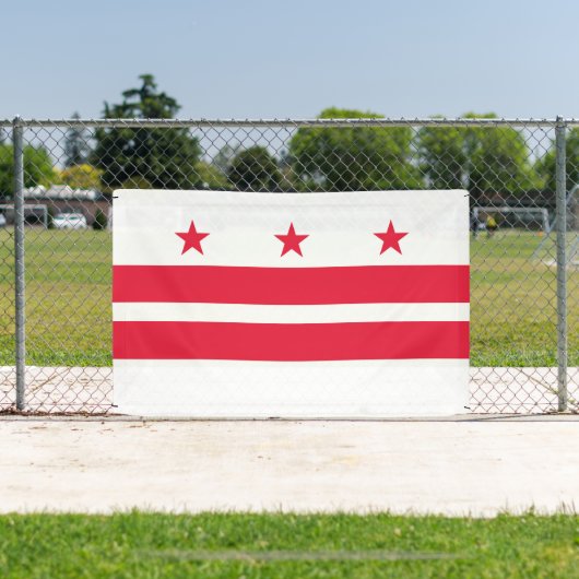 Staatsvlag van Washington DC Spandoek (Insitu)