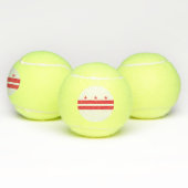 Staatsvlag van Washington DC Tennisballen (Multi)