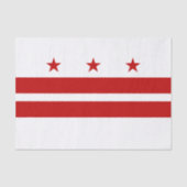 Staatsvlag van Washington DC Tissuepapier (Voorkant)