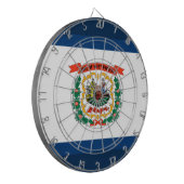 Staatsvlag van West Virginia Dartbord (Voorkant Links)