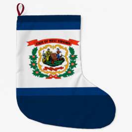 Staatsvlag van West Virginia Grote Kerstsok