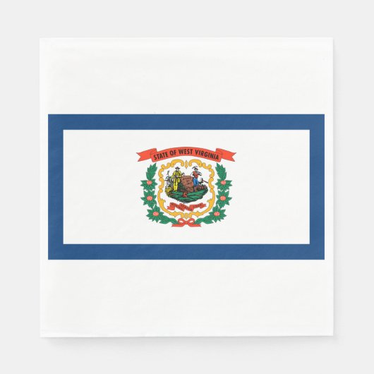 Staatsvlag van West Virginia Servet (Voorkant)