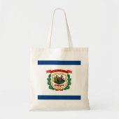 Staatsvlag van West Virginia Tote Bag (Voorkant)