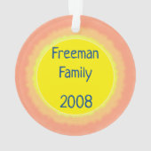 Staatsvogel van Wisconsin Ornament (achterkant)