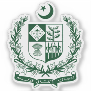 Staatswapen van Pakistan Sticker