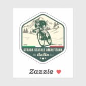 Staatsweg 163 Amalfitana italiaanse apls Sticker (Vel)