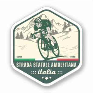   Staatsweg 163 Amalfitana italiaanse apls Sticker