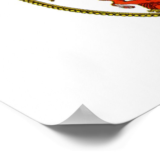 Staatszegel Puerto Rico Poster (Hoek)